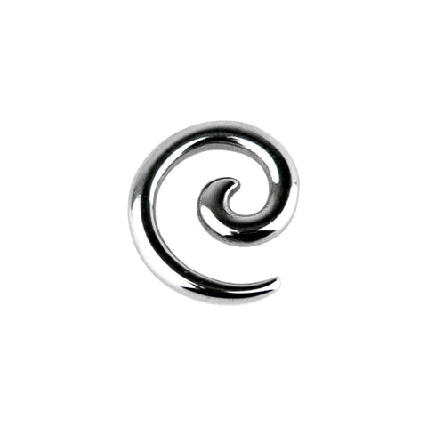10G Surgical Steel Curved Spiral Taper