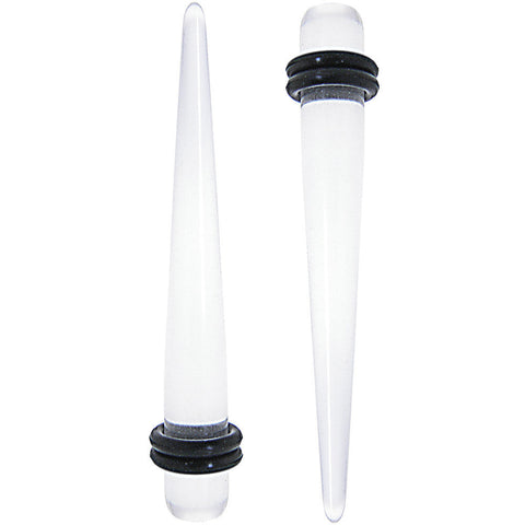 2G Clear UV Acrylic Straight Taper Set