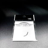 14G 316l Stainless Steel Replacement Curved Barbell 3/8