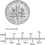 20G Stainless Steel Crystalline Gem Micro Nose Bone