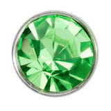 20G Stainless Steel Green Gem Micro Nose Bone