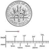 20G Stainless Steel Pink Gem Micro Nose Bone