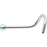 Aqua Gem MICRO Nose Ring Twister