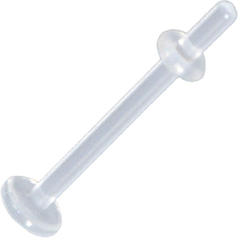 14G Bioplast Straight Barbell Retainer 5/8