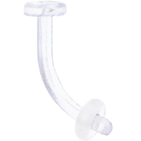 14G Bioplast Curved Barbell Retainer 3/8