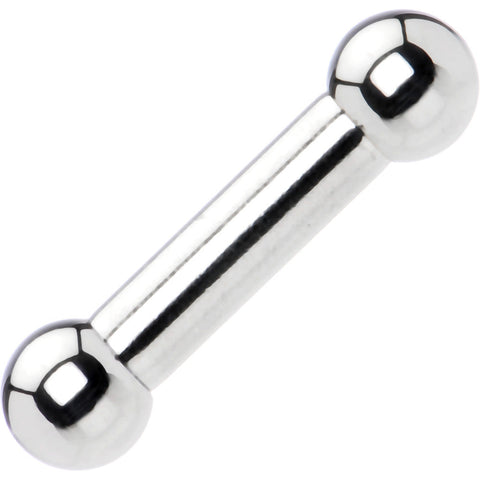 6G Straight Stainless Steel Barbell 1/2 6mm
