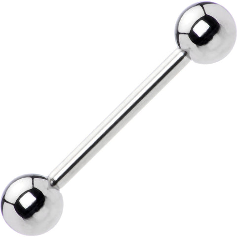 12G Straight Stainless Steel Barbell 3/4 6mm
