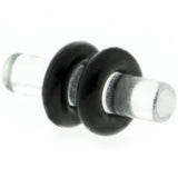 8G Clear Acrylic Plug Set of 2