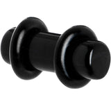4G Black Acrylic Plug