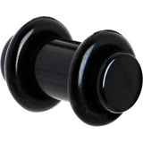 2G Black Acrylic Plug