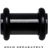 2G Black Acrylic Plug