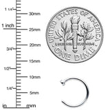 18G 5/16 Stainless Steel Nose Hoop