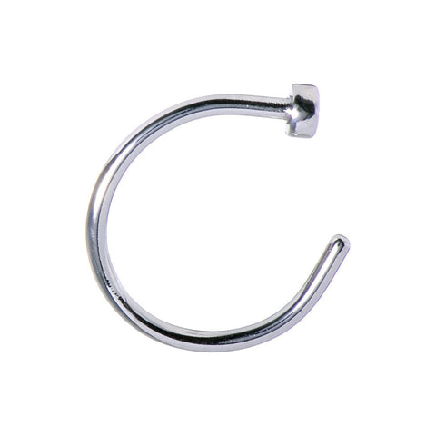 20G 3/8 Stainless Steel Nose Hoop