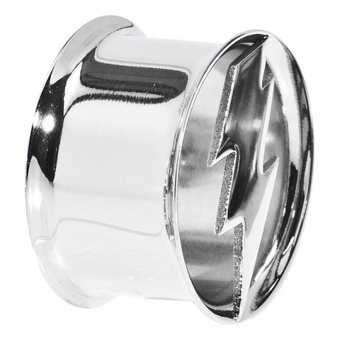 3/4 Stainless Steel Double Flare Lightning Bolt Tunnel