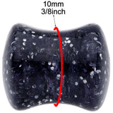 00G Black Ultra Glitter Saddle Plug Set