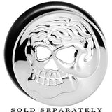 1/2 Stainless Steel Single Flare Skull Plug