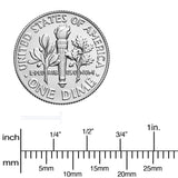 20G Clear Flat Bioplast Nose Retainer