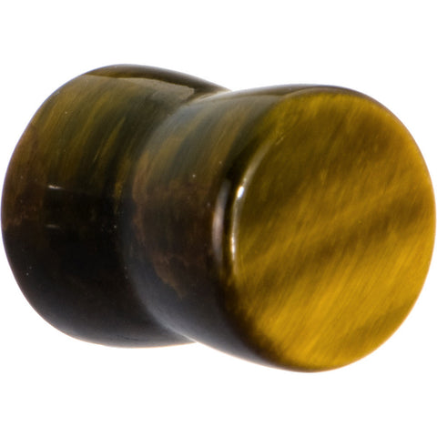 2G Tiger Eye Semi Natural Stone Saddle Plug