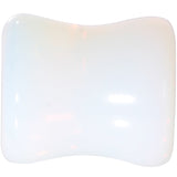 00G Natural Opalite Stone Saddle Plug Set