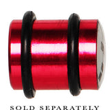 12mm Red Anodized Titanium Blinking Plug