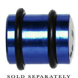 12mm Blue Anodized Titanium Blinking Plug