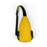 Yellow 'TRIBE' Chest Bag – Sling Crossbody Pack for Everyday Urban Style