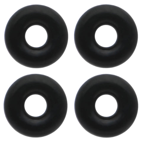 12G Black Rubber O-Ring 4-Pack