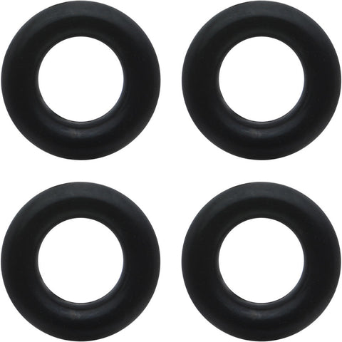 6G Black Rubber O-Ring 4-Pack