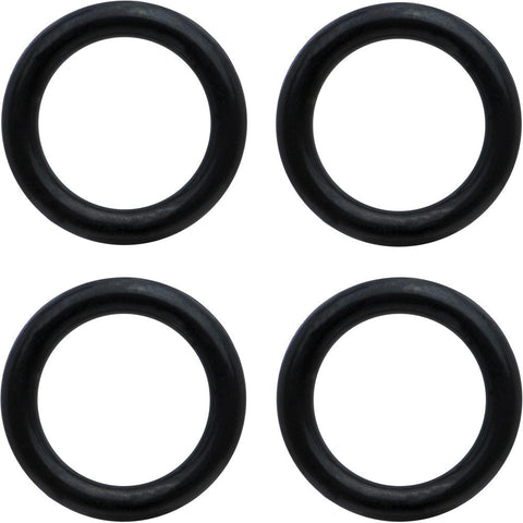 00G Black Rubber O-Ring 4-Pack