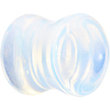 7/16 Double Flare Moonstone Saddle Plug