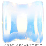 7/16 Double Flare Moonstone Saddle Plug