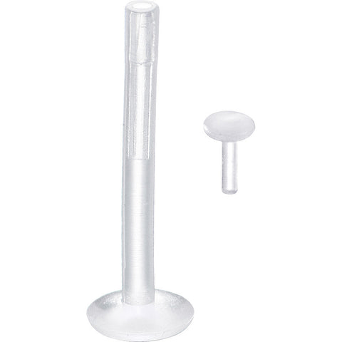14G 5/8 3mm Bioplast Push-In Top Retainer