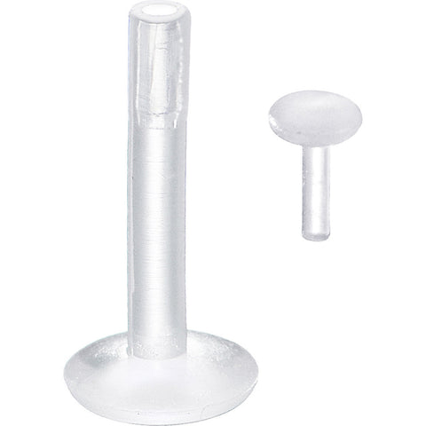 14G 3/8 3mm Bioplast Push-In Top Retainer