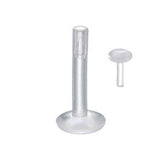 14G 3/8 3mm Bioplast Push-In Top Retainer