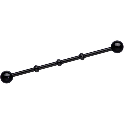 Ball Black Anodized Titanium Industrial Project Bar 38mm