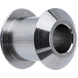 0G Stainless Steel Screw Fit Tunnel Plug Set