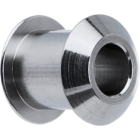 0G Stainless Steel Screw Fit Tunnel Plug Set