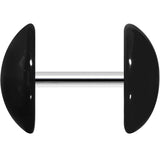 Black Acrylic Dome Cheater Plug Set