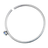 22G Stainless Steel Aurora Gem Open Nose Hoop