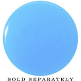 18mm Blue Neon Glitter Saddle Plug