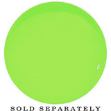 18mm Green Neon Glitter Saddle Plug