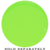 20mm Green Neon Glitter Saddle Plug