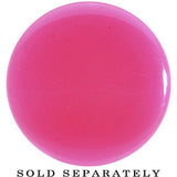 20mm Pink Neon Glitter Saddle Plug