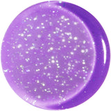 20mm Purple Neon Glitter Saddle Plug