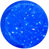 7/8 Blue Neon Glitter Saddle Plug