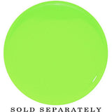 24mm Green Neon Glitter Saddle Plug