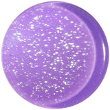 24mm Purple Neon Glitter Saddle Plug