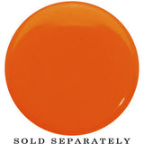 24mm Orange Neon Glitter Saddle Plug