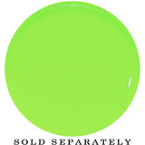 26mm Green Neon Glitter Saddle Plug