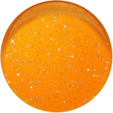 26mm Orange Neon Glitter Saddle Plug